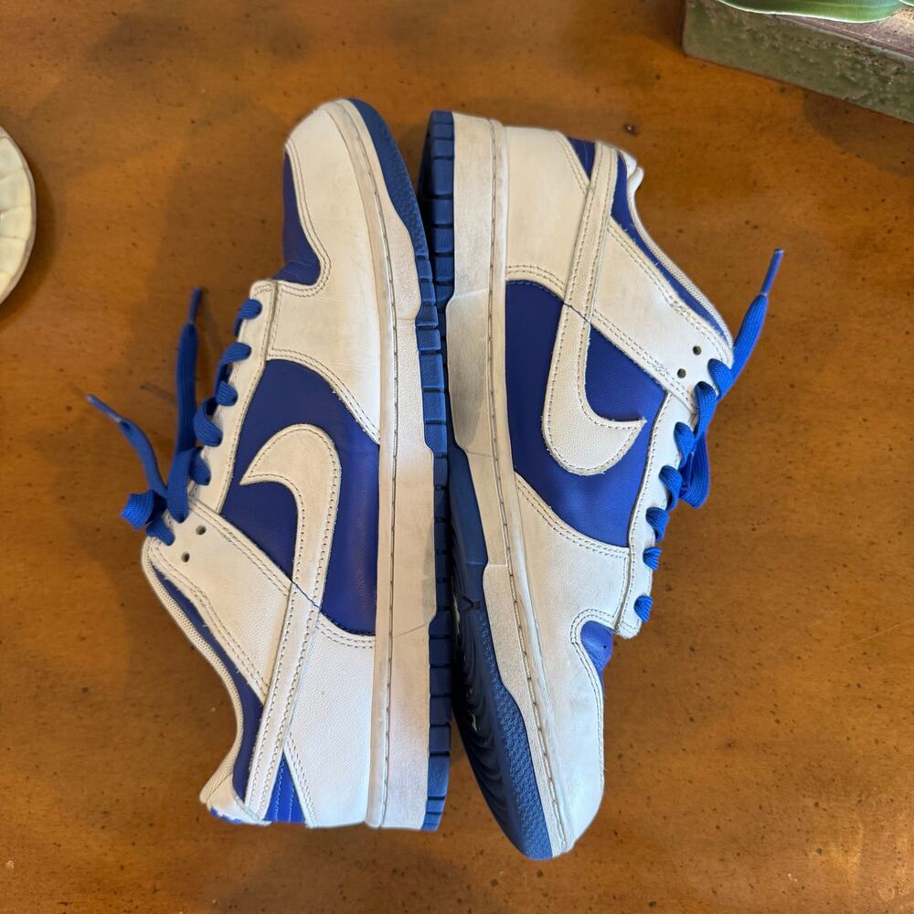 Nike Dunk Low White Royal Blue DD1391-401 Men’s Size 10.5 - Picture 5 of 10